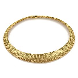 Roberto Coin 18k Yellow Gold Woven Silk Graduated Collar Necklace