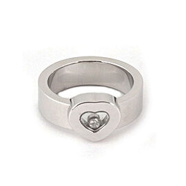 Chopard Happy Diamond 18k White Gold Heart Ring