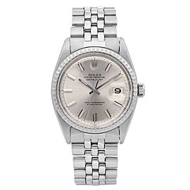 Rolex Datejust Stainless Steel Silver Dial Automatic Mens Watch