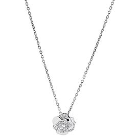 Chanel Camélia Sculpté Necklace - 18K White Gold & Diamonds