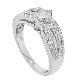 14K White Gold, 14K Yellow Gold Diamond Engagement Ring