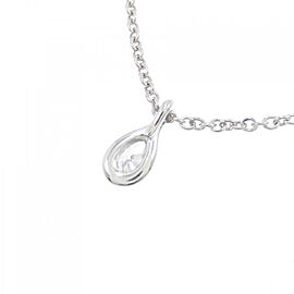 Tiffany & Co 925 Silver Diamond Necklace E0272