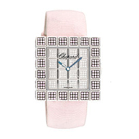 Chopard Ice Cube Fancy Pink Diamond Ladies 37mm Watch