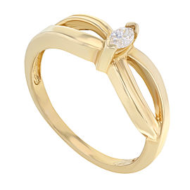 14K Rose Gold, 14K Yellow Gold Diamond Engagement Ring