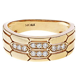 Rachel Koen Rose Gold Diamond Fashion Wedding Anniversary Ring 0.20cttw