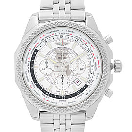 Breitling Bentley 05 Unitime Steel White Dial Mens Watch AB0521U0/A768-990A