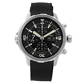 IWC Aquatimer 44mm Steel Chronograph Black Dial Automatic Mens Watch IW376803