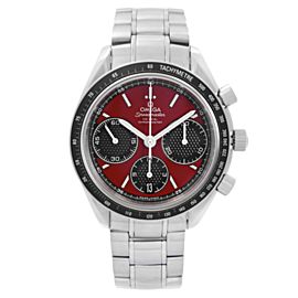 Omega Speedmaster Racing Steel Red Dial Automatic Mens Watch
