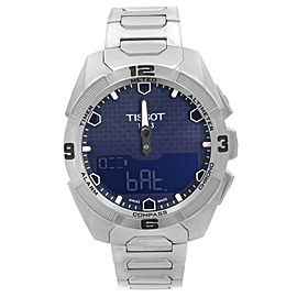 Tissot Expert Solar 45mm Titanium Blue Digital Quartz Watch