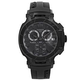 Tissot T-Race Chronograph Steel Black Dial Quartz Mens Watch