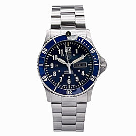 Luminox Sport Timer 42mm Steel Ceramic Blue Dial Automatic Mens Watch