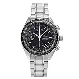 Omega Speedmaster Airplane Date Day Month Steel Automatic Mens Watch