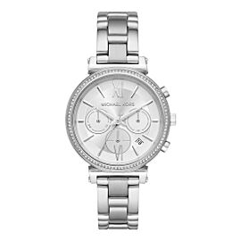 Michael Kors Sofie Steel Chronograph Silver Dial Ladies Quartz Watch