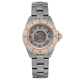 Chanel J12 Titanium Ceramic Grey Dial Automatic Ladies Watch