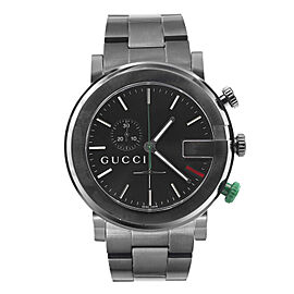 Gucci G-Chrono PVD Stainless Steel Black Dial Quartz Mens Watch