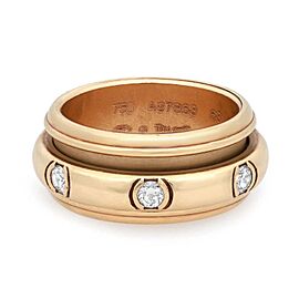 Piaget Possession Diamond Band Ring 18K Yellow Gold