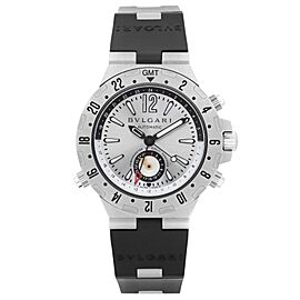 Bvlgari Diagono Professional GMT 40mm Steel Silver Dial Automatic Watch