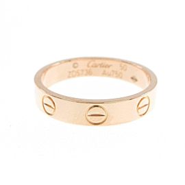 Cartier 18K Pink Gold Mini Love Ring LXGYMK-357