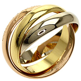CARTIER Tri-Color Gold Trinity Ring US 4 QJLXG-1403