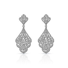 Peyton Carat Combine Mixed Shape Chandelier Diamond Earrings for Ladies in 14kt White Gold