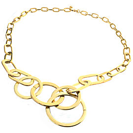 Michael Kors Gold Tone Stainless Steel Chain Necklace