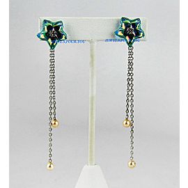Silver Turquoise, Pearl Womens Earrings