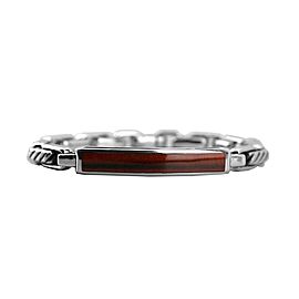David Yurman Cable 925 Sterling Silver with Tigers Eye Bracelet