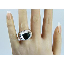BACCARAT JEWELRY TANGO MIRROR CLEAR CRYSTAL RING SZ 51 NEW MADE IN FRANCE