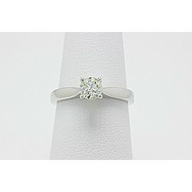 Hearts on Fire Serenity Diamond Engagement Ring Round 0.53 ct 18k White Gold