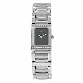 New Lady Maurice Lacroix Miros MI2012-SD552-330 Diamond $2750 Quartz Watch