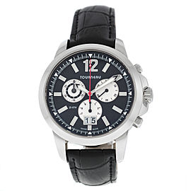 Men's Tourneau 5050.B Date Chronograph Stainless Steel Quartz 42MM Watch