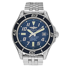 Breitling SuperOcean Chronometre A1736467 Diamond Steel 42MM Automatic Watch