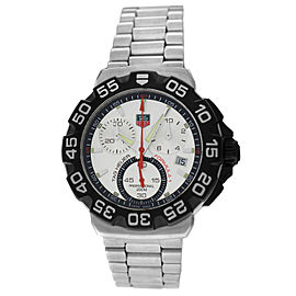 Tag Heuer Formula 1 CAH1111 Mens Stainless Steel Date Chrono Quartz 41MM Watch