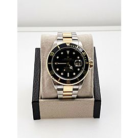 Rolex Submariner Black Dial 18K Yellow Gold Stainless