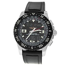 Breitling Airwolf Raven Stainless Steel Multifunction Quartz 43MM Watch