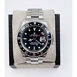 Rolex GMT Master II Black Dial Stainless Steel 2001