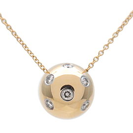 Authentic Tiffany&Co. Dots Ball Necklace 6P Diamond