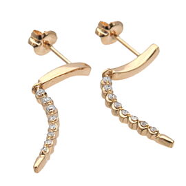 Authentic 4C Diamond Earrings
