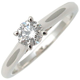Authentic Cartier Solitaire Diamond Ring