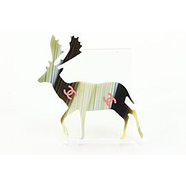 Chanel 01A Reindeer CC Brooch Deer Motif 20ck76s
