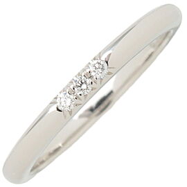 Authentic Tiffany & Co. Classic Band 3P Diamond Ring