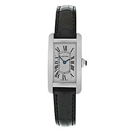 Cartier Tank Americaine White Gold Ladies 19MM Quartz Watch