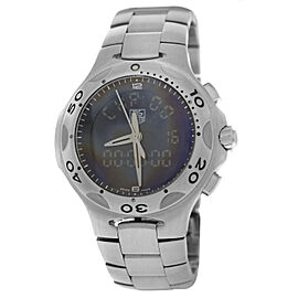 Tag Heuer Kirium Stainless Steel Digital 39MM Men's Quartz Watch