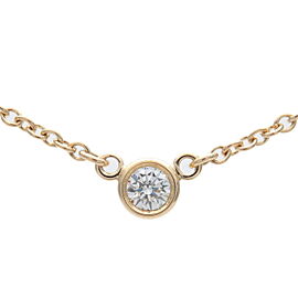 Tiffany & Co. By The Yard Diamond Necklace Yellow Gold