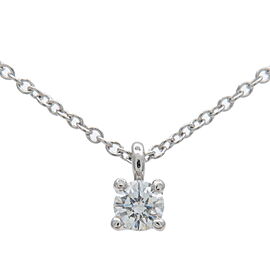 Tiffany & Co. Solitaire Diamond Necklace Platinum