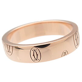 Auth Cartier Happy Birthday Ring K18PG Rose Gold