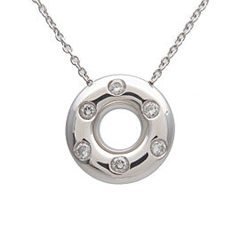 Tiffany&Co. Dots Circle 6P Diamond Necklace PT950 Platinum