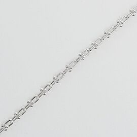 Tiffany & Co 925 Silver Hardware microlink Bracelet LXNK-725