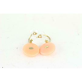 Chanel 03P Pink Pearl CC Pierce Drop Earrings 1014c14