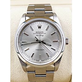 Rolex Air King 14000 Silver Dial Stainless Steel